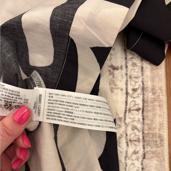 Abercrombie & Fitch One Shoulder Cut Out Maxi Dress Size XL Tall Pockets Coastal - Picture 11 of 13